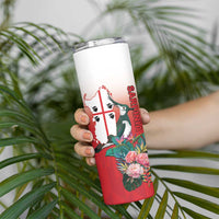 Personalized Italy Sardinia Skinny Tumbler Lapwing With Map - Wonder Print Shop