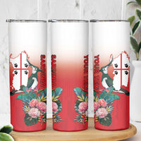 Personalized Italy Sardinia Skinny Tumbler Lapwing With Map - Wonder Print Shop