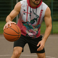 Personalized Italy Sardinia Sleeveless Hoodie Lapwing With Map - Wonder Print Shop