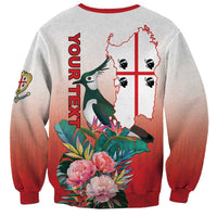 Personalized Italy Sardinia Sweatshirt Lapwing With Map - Wonder Print Shop