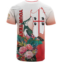 Personalized Italy Sardinia T Shirt Lapwing With Map - Wonder Print Shop