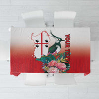 Personalized Italy Sardinia Tablecloth Lapwing With Map - Wonder Print Shop