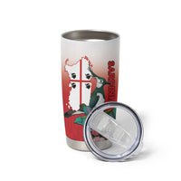 Personalized Italy Sardinia Tumbler Cup Lapwing With Map - Wonder Print Shop