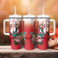 Personalized Italy Sardinia Tumbler With Handle Lapwing With Map - Wonder Print Shop