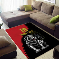 Custom Aosta Valley Area Rug Lion Sporty Style - Wonder Print Shop