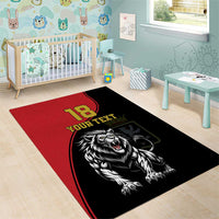 Custom Aosta Valley Area Rug Lion Sporty Style - Wonder Print Shop