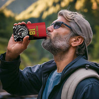 Custom Aosta Valley 4 in 1 Can Cooler Tumbler Lion Sporty Style - Wonder Print Shop