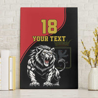 Custom Aosta Valley Canvas Wall Art Lion Sporty Style - Wonder Print Shop