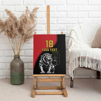 Custom Aosta Valley Canvas Wall Art Lion Sporty Style - Wonder Print Shop