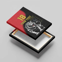 Custom Aosta Valley Canvas Wall Art Lion Sporty Style - Wonder Print Shop