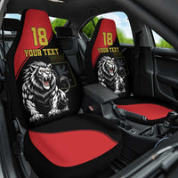 Custom Aosta Valley Car Seat Cover Lion Sporty Style - Wonder Print Shop