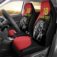 Custom Aosta Valley Car Seat Cover Lion Sporty Style - Wonder Print Shop