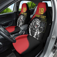 Custom Aosta Valley Car Seat Cover Lion Sporty Style - Wonder Print Shop