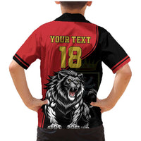 Custom Aosta Valley Family Matching Mermaid Dress and Hawaiian Shirt Lion Sporty Style - Wonder Print Shop