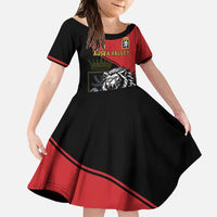 Custom Aosta Valley Family Matching Mermaid Dress and Hawaiian Shirt Lion Sporty Style - Wonder Print Shop