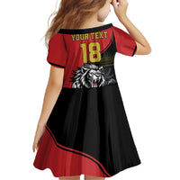 Custom Aosta Valley Family Matching Off Shoulder Maxi Dress and Hawaiian Shirt Lion Sporty Style - Wonder Print Shop