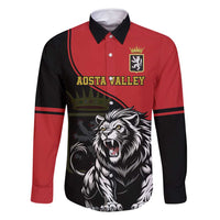 Custom Aosta Valley Family Matching Summer Maxi Dress and Hawaiian Shirt Lion Sporty Style - Wonder Print Shop