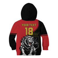 Custom Aosta Valley Kid Hoodie Lion Sporty Style - Wonder Print Shop