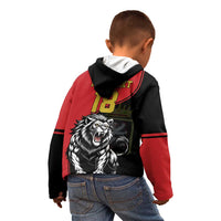 Custom Aosta Valley Kid Hoodie Lion Sporty Style - Wonder Print Shop
