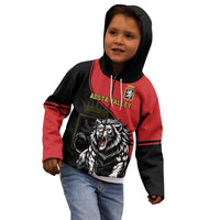 Custom Aosta Valley Kid Hoodie Lion Sporty Style - Wonder Print Shop