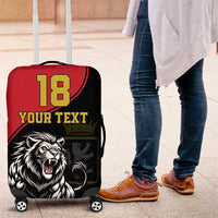 Custom Aosta Valley Luggage Cover Lion Sporty Style - Wonder Print Shop