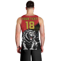 Custom Aosta Valley Men Tank Top Lion Sporty Style - Wonder Print Shop