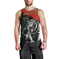 Custom Aosta Valley Men Tank Top Lion Sporty Style - Wonder Print Shop