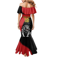 Custom Aosta Valley Mermaid Dress Lion Sporty Style - Wonder Print Shop