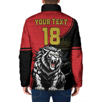 Custom Aosta Valley Padded Jacket Lion Sporty Style - Wonder Print Shop