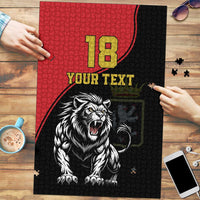 Custom Aosta Valley Puzzle Lion Sporty Style - Wonder Print Shop