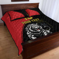 Custom Aosta Valley Quilt Bed Set Lion Sporty Style - Wonder Print Shop