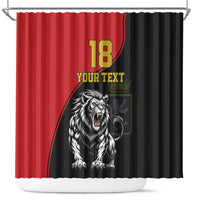 Custom Aosta Valley Shower Curtain Lion Sporty Style - Wonder Print Shop