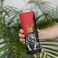 Custom Aosta Valley Skinny Tumbler Lion Sporty Style - Wonder Print Shop