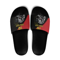 Custom Aosta Valley Slide Sandals Lion Sporty Style - Wonder Print Shop