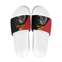 Custom Aosta Valley Slide Sandals Lion Sporty Style - Wonder Print Shop