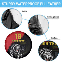 Custom Aosta Valley Spare Tire Cover Lion Sporty Style - Wonder Print Shop