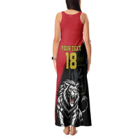 Custom Aosta Valley Tank Maxi Dress Lion Sporty Style - Wonder Print Shop