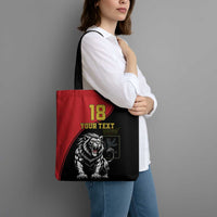 Custom Aosta Valley Tote Bag Lion Sporty Style - Wonder Print Shop