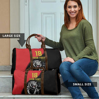Custom Aosta Valley Travel Bag Lion Sporty Style - Wonder Print Shop