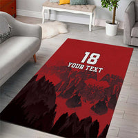 Custom Aosta Valley Area Rug Mont Blanc Sporty Style - Wonder Print Shop