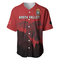 Custom Aosta Valley Baseball Jersey Mont Blanc Sporty Style - Wonder Print Shop