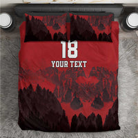 Custom Aosta Valley Bedding Set Mont Blanc Sporty Style - Wonder Print Shop