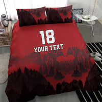 Custom Aosta Valley Bedding Set Mont Blanc Sporty Style - Wonder Print Shop