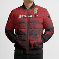 Custom Aosta Valley Bomber Puffer Jacket Mont Blanc Sporty Style - Wonder Print Shop