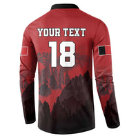 Custom Aosta Valley Button Sweatshirt Mont Blanc Sporty Style - Wonder Print Shop