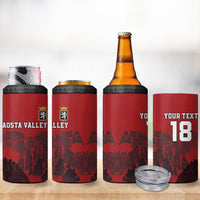 Custom Aosta Valley 4 in 1 Can Cooler Tumbler Mont Blanc Sporty Style - Wonder Print Shop