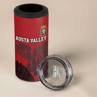 Custom Aosta Valley 4 in 1 Can Cooler Tumbler Mont Blanc Sporty Style - Wonder Print Shop