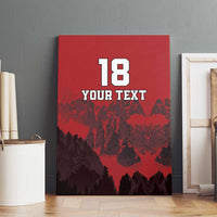 Custom Aosta Valley Canvas Wall Art Mont Blanc Sporty Style - Wonder Print Shop