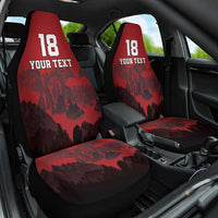 Custom Aosta Valley Car Seat Cover Mont Blanc Sporty Style - Wonder Print Shop