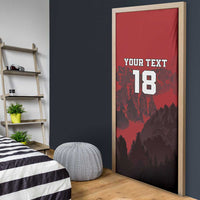 Custom Aosta Valley Door Cover Mont Blanc Sporty Style - Wonder Print Shop